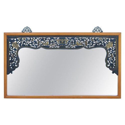 Mirror with Antique Screen Grapevine Wealth